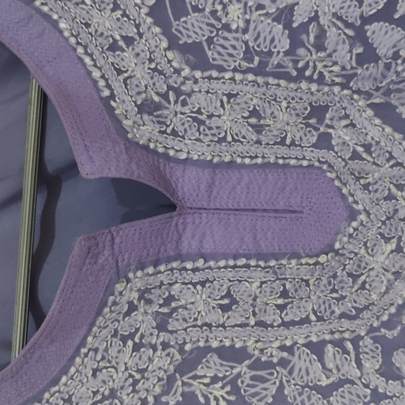 ❌❌sold❌❌Lavender chikankari - Picture 3 of 6